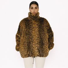 Sprwmn Oversized Faux Fur Jacket In Toffee S Nwt Oversized Brown Fur Coat With Long Sleeves, Faux Fur Jacket, Fur Jacket, Toffee, Black And Brown, Faux Fur, Jackets & Coats, Women Shopping, Black