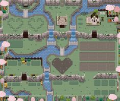 Farm Map, Stardew Valley Farm, Map Layout