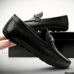 Russoo - Handcrafted Mens Fashion Bit Loafers: Versatile Casual Footwear for Autumn/Winter Season Casual Business Loafers For Winter, Bit Loafers, Casual Footwear, Style Minimalist, Summer Winter, Shoe Sale, Winter Season, Casual Sneakers, Men's Fashion