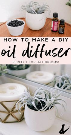 Homemade Diffuser, Diy Oil Diffuser, Essential Oil Gifts, Diffuser Diy, Essential Oil Diy, Stem Challenge, Essential Oils Gifts, Natural Healing Remedies