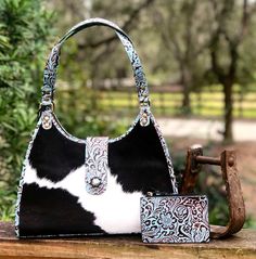 Myra Bag Cowhide Leather Shoulder Bag with matching card holder Leather Bifold Bag With Removable Pouch, Leather Bifold Bag With Cell Phone Pocket, Sarasota Fl, Matching Cards, Sarasota, Leather Satchel, Cowhide Leather, Purses And Handbags, Leather Shoulder Bag