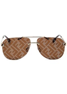 Long Description#Info & Care# Fendi sunglasses Logo monogram-stamped lenses, designer plaque at sides, designer-engraved temples, acetate tips with designer plaques  100% UV protection Presented in a designer-stamped box with a soft case and cleaning cloth #Size & Fit# Frame width: 13.5cm Frame height: 5cm Brown Mirror, Fendi Sunglasses, Sunglasses Logo, Rimless Sunglasses, Newborn Essentials, Aviator Style, Trainer Boots, Gold Sunglasses, Boots Knee