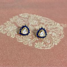 Purchased In Mumbai, Never Worn India Colors, Elegant Earrings, Mumbai, Color Blue, Jewelry Earrings, Women Jewelry, India, Women Shopping, Blue