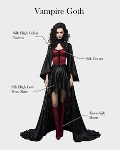 Vampire Costumes Halloween, Red Vampire Costume, Dark Vampire Costume, Vampire Female Outfit, Vampire Corset Costume, Simple Vampire Costume Women, Vampire Inspired Dress, Cool Vampire Costume, Steampunk Vampire Costume