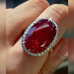 Formal Oval Ruby Ring, Luxury Handmade Ruby Ring For Formal Occasions, Gia Certified Oval Ruby Ring Gift, Handmade Oval Ruby Ring For Formal Occasions, Oval Ruby Ring As Gift, Argentium Silver Jewelry, Funky Rings, Burmese Ruby, Gold Flower Ring