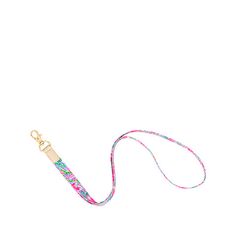 Keep your keys close at hand with this lanyard decked out in a vibrant Lilly print. Made from polyester microfiber with gold hardware, it's lightweight enough to wear while jogging, exploring your vacation locale, at school, or running errands around town. Cute School Lanyard, Preppy Lanyard, 6th Grade, At School, Running Errands, Lanyard, Lily Pulitzer, Gold Hardware, Lilly Pulitzer