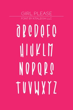 the font and numbers are hand drawn in white ink on a pink background, which is also