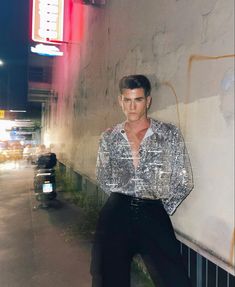 Guy Disco Outfit, Men's Disco Outfit, Mens Sparkly Outfit, Men’s Glitter Outfit, Space Disco Outfit Men, Disco Ball Outfit Men, Disco Fever Outfit Men, Glam And Glits Outfit Men, Disco Cowboy Guy Outfit