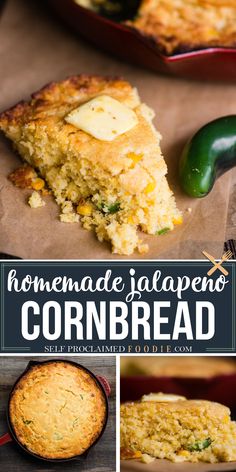 this is an image of jalapeno cornbread casserole with cheese