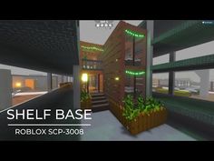 Modern Shelf Base | Roblox SCP-3008 - YouTube Game Roblox, Base Ideas