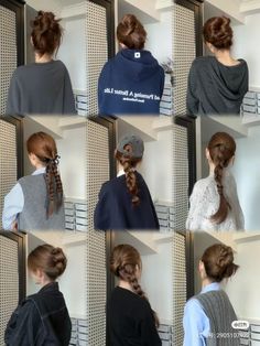 #hair #style #chinese #tutorial Korean Long Hair, Korean Hairstyles, Hair Inspiration Long, Hair Techniques, Peinados Fáciles Para Cabello Corto, Short Hair Tutorial, Hair Up Styles, Haircuts Straight Hair