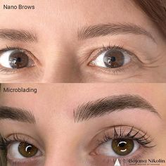 Nanobrows Before And After, Nano Brows, What Is Microblading, Arch Brows, Natural Brows, Microblading Eyebrows, Large Pores, Fade Out