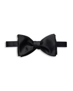 Eton Satin Self Tied Bow Tie Wedding Dress Code Guide, Black Tie Dress Wedding, Dress Code Guide, Black Tie Optional, Dark Suit, Dress Code Wedding, Black Bow Tie, Silk Bow Ties, Pre Tied Bow Tie