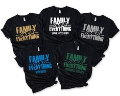 Custom Family Over Everything Shirt, Family Reunion Shirts, Making Memories Together T-shirt, Ain't No Family Like The One I Got Sweatshirt * Please review all size charts displayed in the product images. The sizing chart includes the measurements of one side of the shirt, not the circumference. * Sizing might differ 1" (+-) from brand to brand. We recommend you to size up of you're between two sizes. * We're working with different shirt brands based on the color/size availability. All shirts we Cute Family Shirt Ideas, Family T-shirts, Family Reunion T Shirt Ideas, Family Reunion Shirts Designs Ideas, Black Family Reunion Shirts, Family Tee Shirts Ideas, Family Tshirt Ideas Matching Shirts, Family Tshirt Ideas, Family Reunion Shirts Ideas