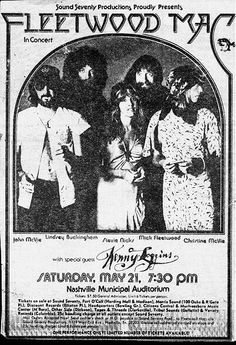 an old concert poster for the fillwood magic band