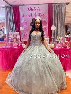 Be the belle of the ball in this all-over glitter tulle princess gown by House of Wu Quinceanera Collection 26896. The strapless sweetheart neckline is accented with corset boning and crystal beading for a touch of drama. This look is complete with a lace up back. House of Wu Quinceanera Collection Fall 2018 Style Number: 26896 Fabric: Glitter Tulle/Tulle Note: Steaming is not recommended and will cause damage on top layer sparkle fabric. Please do not steam or iron the top layer of the bodice a Sweetheart Neckline Ball Gown For Sweet 16 And Prom, Princess Style Quinceanera Dress With Fitted Bodice, Glamorous Quinceanera Dress With Sweetheart Neckline, Princess Style Glitter Tulle Ball Gown For Debutante Ball, Princess Ball Gown With Sweetheart Neckline For Pageants, Debutante Ball Glitter Tulle Gown With Fitted Bodice, Strapless Quinceanera Dress For Sweet 16 Prom Season, Princess Glitter Tulle Ball Gown For Quinceanera, Glamorous Tulle Ball Gown For Quinceanera