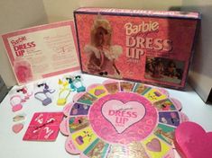 the barbie doll dress up game is in its box and it's ready to be played