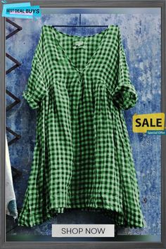 Casual V Neck 3/4 Sleeve Lattice Bat Sleeve Dress Green Half Sleeve Fall Dresses, Green Half Sleeve Dress For Fall, Green 3/4 Length Dress For Spring, Casual Green Dresses With 3/4 Sleeves, Casual Green Dress With 3/4 Sleeves, Bat Sleeve Dress, Bat Sleeves Dress, Dresses V Neck, Bat Sleeve