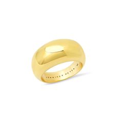 Large Dome Ring in 18-Karat Yellow Gold Collection Letter, Jennifer Meyer, Ear Stack, Dome Ring, Domed Ring, The Double, Yellow Gold Ring, Lifestyle Shop, Fashion Shop