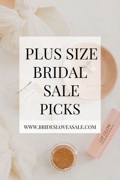 A photo of Miss Dior perfume, lip glow lip balm, pearl earrings and white bridal heels as the background for the text that reads "Plus size bridal sale picks" Glow Balm, Plus Size Bridal, Dresses Sequin, Bridal Attire, Sequin Dresses, White Floral Dress, Dresses Floral