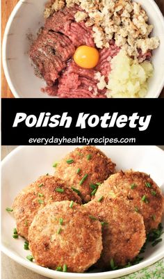 polish kotely with meat and vegetables in a bowl