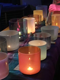 Candle Light Yoga, Sound Bowls Aesthetic, Singing Bowls Aesthetic, Sound Bowls Healing, Esthetics Instagram, Sound Bowls, Therapy Rooms, Backyard Wedding Decorations, Yoga Story