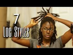 Loc New Growth Styles, How To Style Medium Length Locs, Medium Length Loc Updo Styles For Women, Dread Locs Hairstyles For Women Long, Styles For Untwisted Locs, Hairstyles For Medium Locs Black Women, Diy Loc Styles Medium, How To Style Long Dreadlocks, How To Style Locs Hairstyles