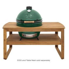 Big Green Egg XLarge Grill Table Acacia Wood 31 in. H X 32 in. W X 61 in. L - Ace Hardware Small Kitchen Appliance Storage, Electric Fireplace Living Room, Cooking Island, Grill Table, Hardwood Table, Candles In Fireplace, Natural Gas Grill, Farmhouse Style Table, Wood Eggs