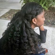 Black Kids Braids Hairstyles, Braided Hairstyle, Black Queens, Pelo Afro, Healthier Hair, 4c Hair, Natural Hair Styles Easy, Long Natural Hair, Penteado Cabelo Curto