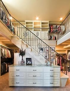 the closet is full of clothes and shoes for men to wear while they are in their own home