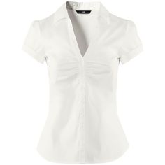 H&M Blouse ($6.63) ❤ liked on Polyvore featuring tops, blouses, shirts, blusas, women, ruched blouse, ruched shirt, white shirt blouse, shirred top and ruched tops Blouse Png, Ruched Blouse, Business Professional Outfits, Shirred Top, H&m Blouse, White Shirt Blouse, H&m Shirts, Uniform Shirts, Fame Dr