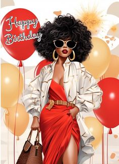 New Happy Birthday: Diva Style, Greeting Card, Birthday Wishes, African American, Women Greeting Cards, Happy Birthday, Celebration - Etsy UK Happy Birthday Diva, Greeting Cards Happy Birthday, Happy Birthday Gif Images, Black Cartoons, Birthday Lady, Cards Happy Birthday