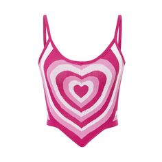 Y2k Women Knitted Camisole Fashion U-neck Striped Heart Backless Exposed Navel Vest Streetwear voguable Pink Sleeveless Y2k Crop Top, Y2k Pink V-neck Top, Pink Y2k V-neck Top, Pink V-neck Y2k Top, Y2k Style Pink Tank Top For Party, Y2k Pink Tank Top For Party, Pink Y2k Tank Top, Pink Y2k Cami Crop Top, Pink Y2k Style Party Tops