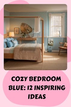 Cozy Bedroom Blue: 12 Inspiring Ideas Dusty Blue Bedroom Ideas, Bedroom Blue Decor, Cozy Bedroom Blue, Dusty Blue Bedroom, Blue Decor Ideas, Boys Space Bedroom, Boys Dinosaur Bedroom, Comfy Bedding, Blue Bedroom Ideas