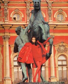 Russian Red, Winter Princess, Helena Christensen, Linda Evangelista, Vogue Germany, Claudia Schiffer, Christy Turlington, Vintage Inspired Outfits