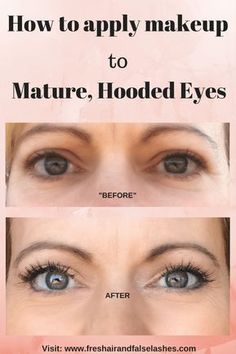 Simple Makeup Tips, Makeup Tip, Hooded Eye Makeup, Apply Makeup, Beauty Tips For Face, Makeup Tricks, Makeup Tips For Beginners, Hooded Eyes