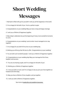 Short Wedding Messages Printable Wishing Wedding Quotes, Wedding Congratulations Quotes Friends, Speech For My Best Friends Wedding, Quotes For Cards Simple, Simple Message For Boyfriend, Message To My Best Friend On Her Wedding Day, Card For Bride To Be