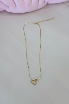 Gold filled heart necklace, Pixelated Boutique, Women's Clothing, Women's Jewelry and Gifts, Online Shopping for Women, Latest Fashion Trends, Women's Boutique Clothing, Virginia Beach, Clothing Stores in Virginia Beach, Rush Dresses, Graduation Dresses, Cute Clothes, Aesthetic Trends, Quality Jewelry, East Coast Styles, College Styles, Summer Styles, Swimwear Gold Snake Chain Jewelry For Valentine's Day, Gold Snake Chain Necklaces For Valentine's Day, Gold Snake Chain Necklace For Valentine's Day, Gold Plated Snake Chain Necklace Gift, Gold Plated Adjustable Snake Chain Necklace Gift, Elegant Heart Pendant Necklace With Box Chain, Elegant Snake Chain Necklace For Valentine's Day, Elegant Valentine's Day Snake Chain Necklace, Gold Jewelry Snake Chain With Heart Charm