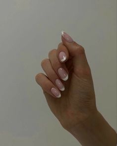 Milky Nails, Minimal Nails, Her Nails, French Alps, Nail Jewelry, Neutral Nails, Minimalist Nails, Dream Nails