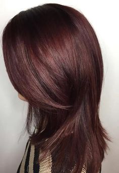 Mahogany Brown Hair Color, Mahogany Hair Color, Mahogany Brown Hair, Mahogany Hair, Hair Color Mahogany, Rambut Brunette, Dark Red Hair, Brown Hair Color, Mahogany Brown