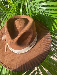 Each design is handcrafted with love in Mexico. Due to the nature of handmade items, no two pieces will be exactly the same. Sizes: M: Circumference is 58cm and fits most head sizes. L: Circumference is 62cm. Both sizes include an adjustable string inside for a secure fit. Burning Hats, Tulum Style, Boho Hat, Costume Hats, Style Boho, Tulum, Two Pieces, The Nature, Fedora