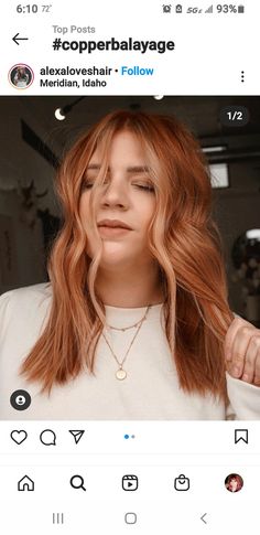 Ginger Hair With Dark Roots, Copper Strawberry Blonde, Hair Melt, Hair Aesthetics, Hair Winter, Hair Change, Blonde Streaks, Copper Blonde, Hair Color And Cut