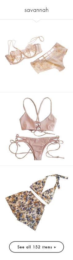 "savannah" by sleepyseas ❤ liked on Polyvore featuring intimates, lingerie, underwear, undergarments, wedding lingerie, swimwear, bikinis, tops, accessories and bikini Jessica Kelly, Dries Van Noten, Savannah, Savannah Chat, Shoe Bag, Lingerie, Polyvore, For Women