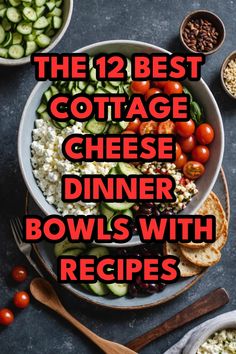 A photo of a cottage cheese dinner bowls Ww Cottage Cheese Bowls, Chicken Bacon Club Cottage Cheese Bowl, Cottage Cheese Dinner Recipes Healthy, Buffalo Cottage Cheese Bowl, Cottage Cheese Dinner Bowl, Bariatric Meals For One, High Protein Recipes With Cottage Cheese, Cottage Cheese Enchilada Bowl, Cottage Cheese Bowl Ideas