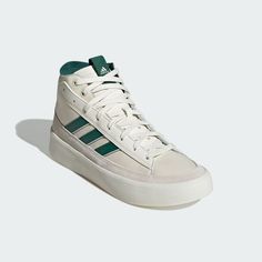 adidas ZNSORED Hi Shoes - White | Free Shipping with adiClub | adidas US Balmoral Castle, Shoes White, Adidas Online, Style Ideas, Dark Academia, Boy Fashion, Castle, Online Shop, Adidas