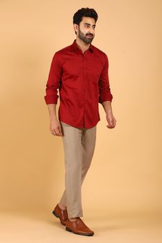 BLUEBIRD MEN'S RED COLOR PREMIUM SATIN SHIRT   Discover elegance and comfort with the Bluebird Men's Red Color Premium Satin Shirt. This stylish shirt combines luxury with a contemporary design, making it perfect for any occasion. Whether you're heading to a formal event or a casual gathering, this shirt ensures you look your best while feeling comfortable.  Key Features  Premium satin fabric for a luxurious feel  Rich red color for a bold statement  Perfect fit for enhanced comfort  Easy to iron and maintain  Suitable for both casual and formal occasions   Specifications  Brand: Bluebird  Color: Red  Size Options: S, M, L, XL, XXL  Closure Type: Button-down  Pattern: Solid   Material & Care  Machine wash cold  Tumble dry low  Iron on low heat  Do not bleach    Legal Disclaimer:  The produ Satin Shirt, Stylish Shirt, Low Iron, Look Your Best, Stylish Shirts, Formal Occasion, Satin Fabric, Blue Bird, Shirt Outfit