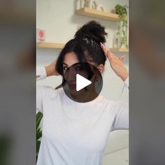 TikTok · mariaaiellohair Easy Messy Bun, Everyday Hair, Messy Bun, Beauty Tips, Beauty Hacks, Hair Makeup