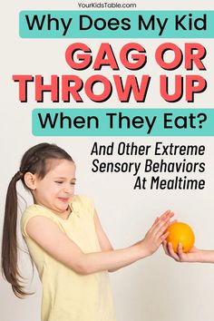 Does your kid gag or throw up when they look at, touch, or taste a new or different food? It seems odd and is worrisome, but it’s critical to understand why your child is gagging/vomiting and how you can help them! Food Texture, Food Sensitivities, Free Event, Sensory Activities