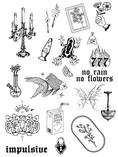 an image of some tattoos and other things