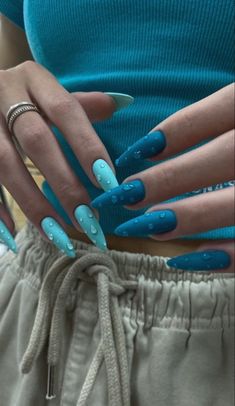 Colorful Nails, Manicure Y Pedicure, Fancy Nails, Dope Nails, Stiletto Nails